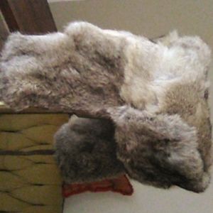 Mad bomber Russian style rabbit fur hat